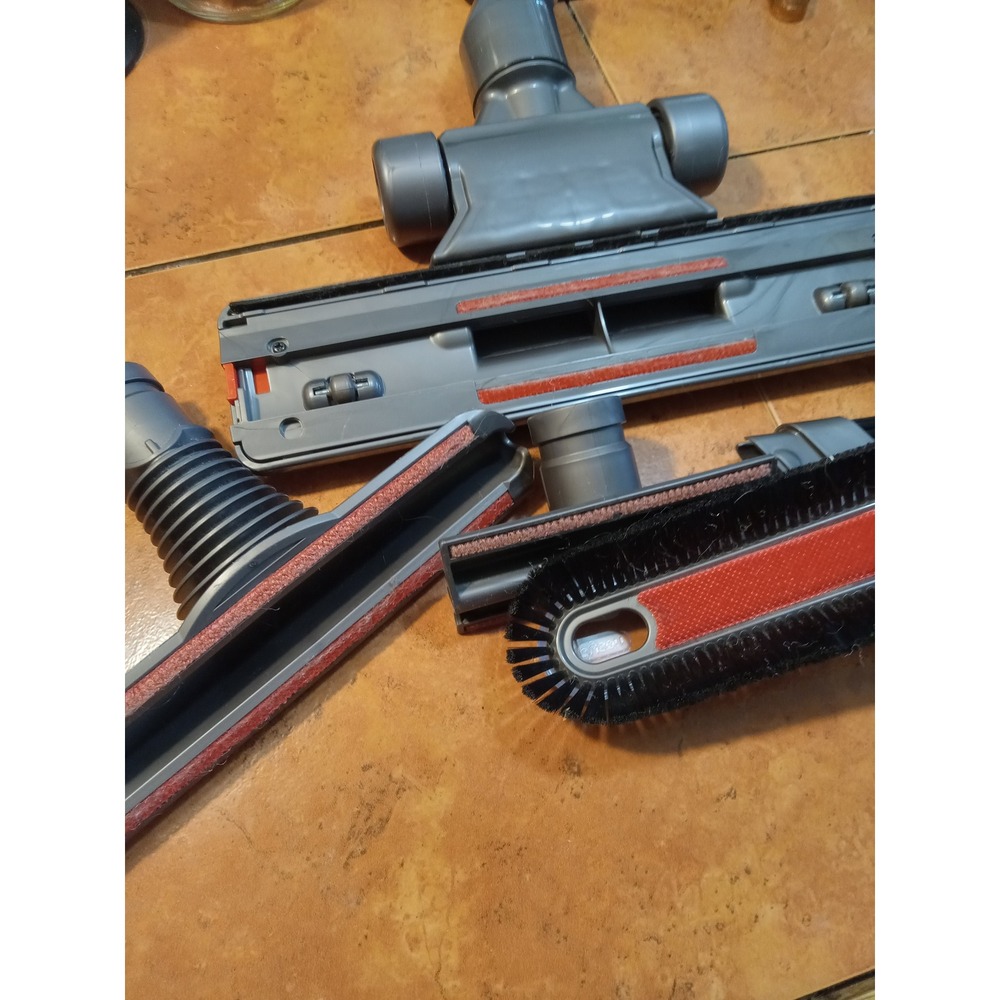 Dyson Vacuum Attachment Set Tangle-Free Turbine Flat Out Tool Stiff Brush 6pc - Picture 7 of 8